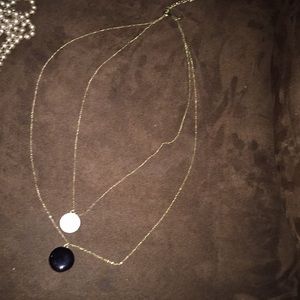 Boutique Gold double chain necklace